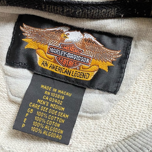 Cropped Harley Davidson sweatshirt - Picture 3 of 3